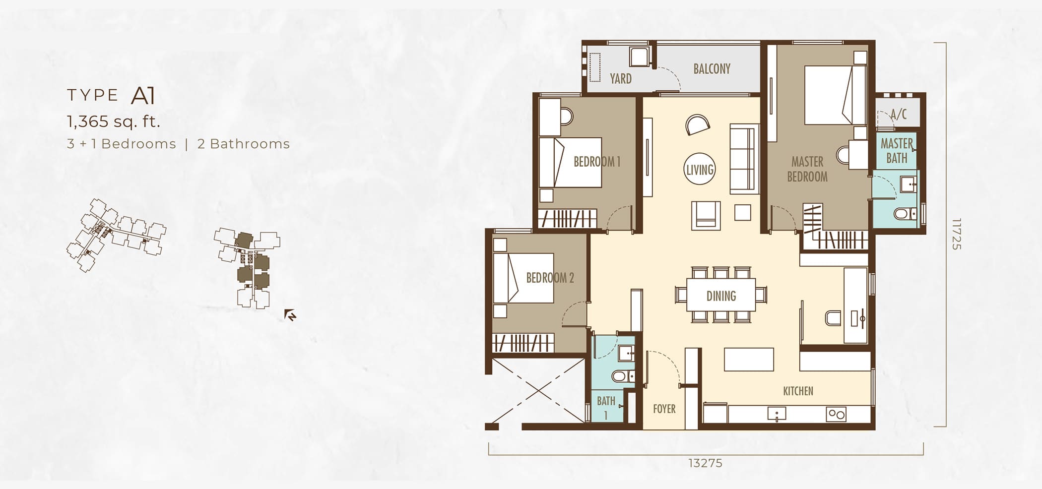 Ayanna Resort Residences Layout Plan